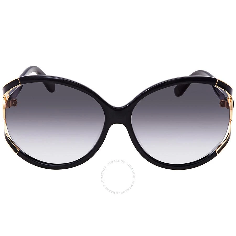 Salvatore Ferragamo Grey Gradient Round Ladies Sunglasses SF600S 001 61 1