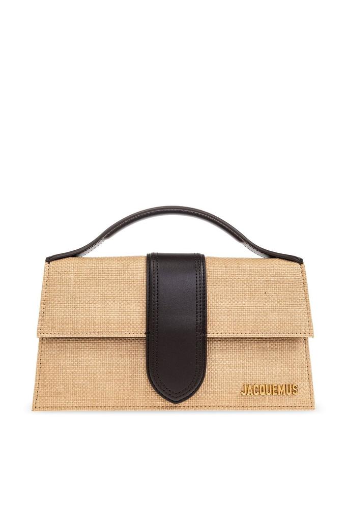 Jacquemus Jacquemus - The Spiaggia Raffia Tote Bag - Black