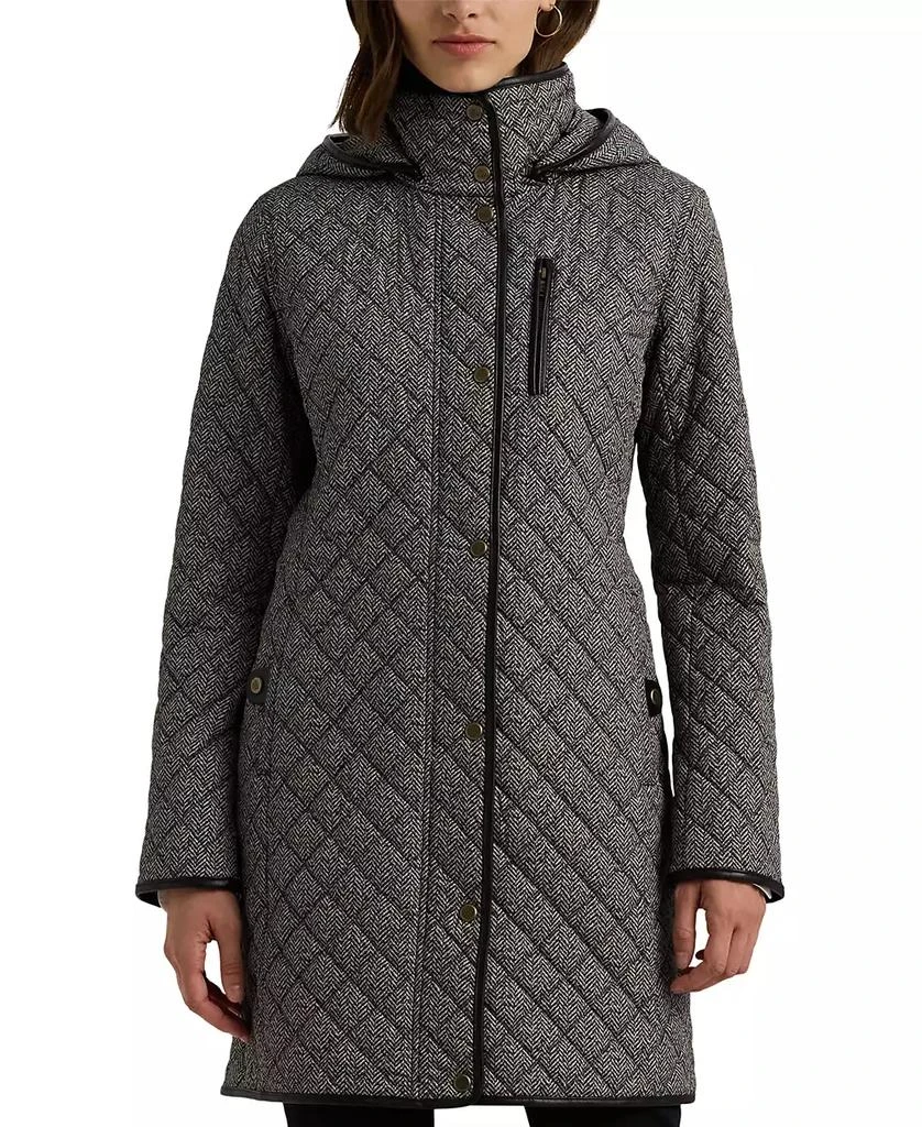 Lauren Ralph Lauren Women's Hooded Quilted Coat 1
