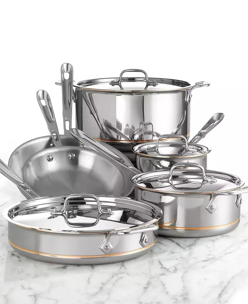 All-Clad Copper Core Cookware Set, 10 Piece 2