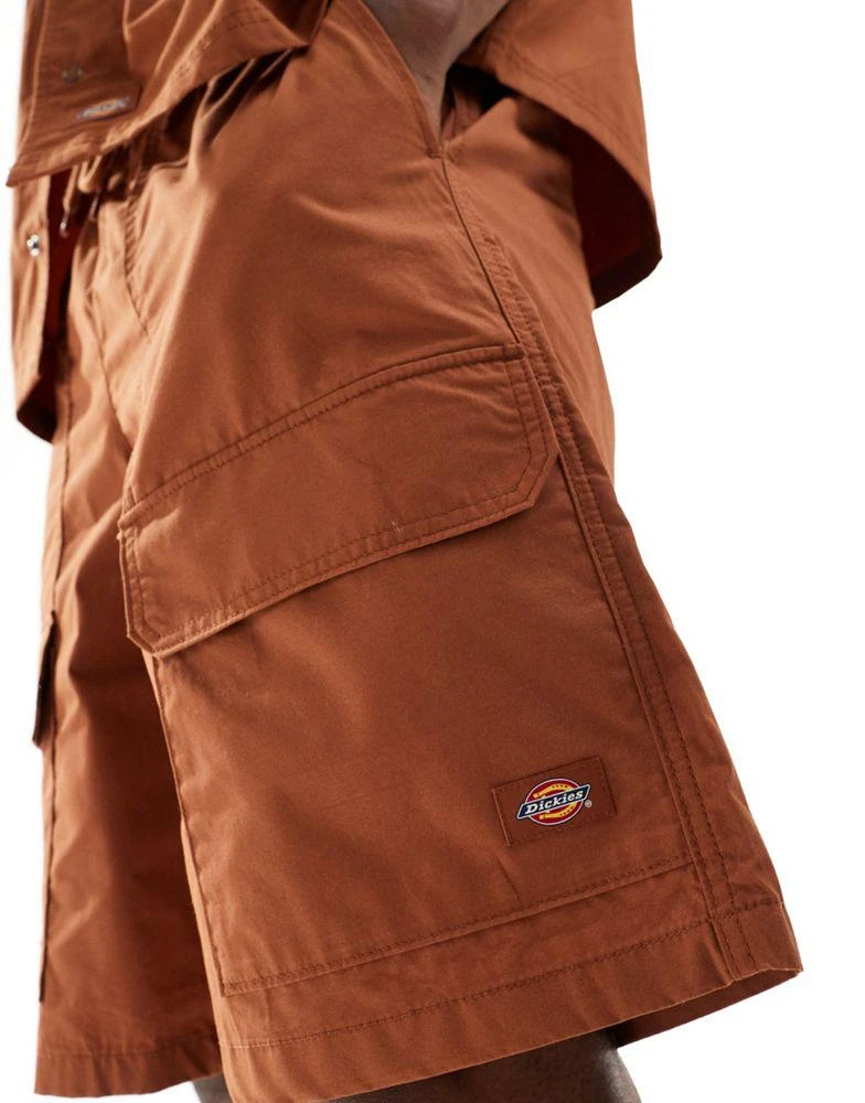 DICKIES Dickies fisherville shorts in brown tan 2