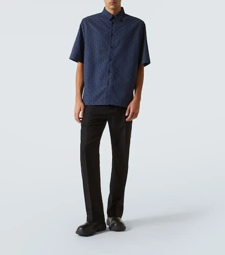 Givenchy Monogram 72 jacquard denim shirt 2