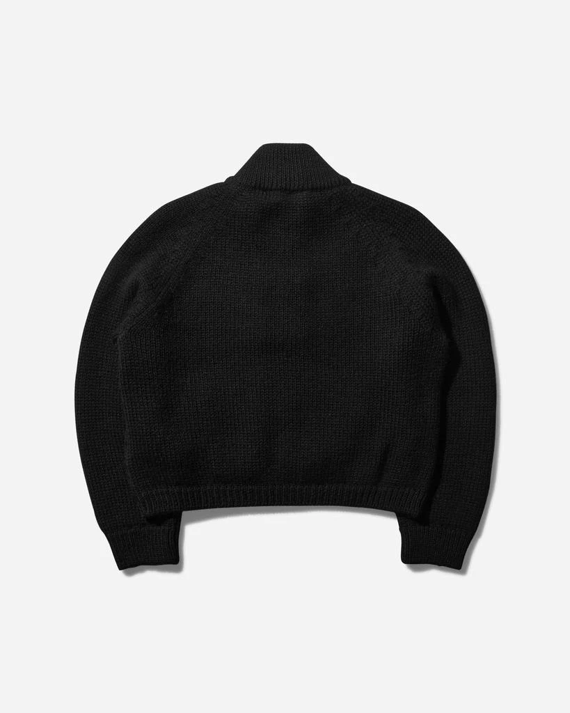Our Legacy Women's Ultra Zip Funnel Sweater Jet Black 2