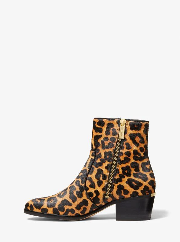 Michael Kors Sawyer Leopard Print Calf Hair Boot 3