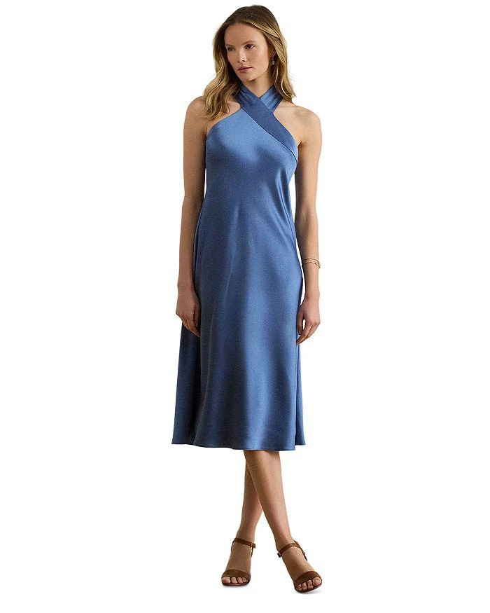 Shop Juniors' Satin Halter Tie-Back Dress on Sale at BeyondStyle  Get 61%  Off Juniors' Satin Halter Tie-Back Dress with Limited-Time Flash Deals,  Exclusive Discounts, and Special Offers. Enjoy Unbeatable Savings on
