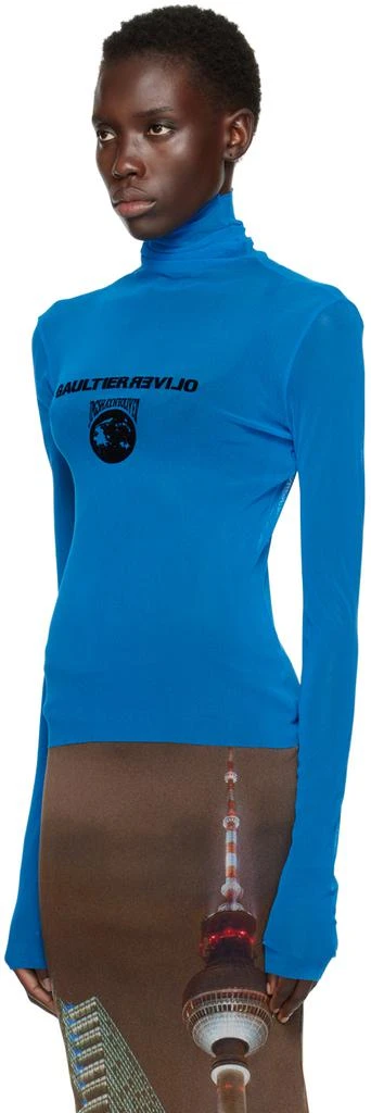 Jean Paul Gaultier Blue Shayne Oliver Edition Turtleneck 4