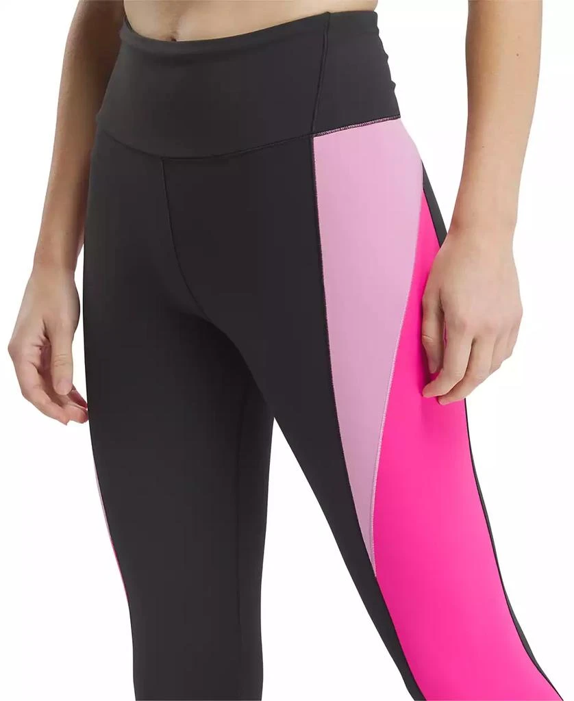 Reebok Women's Active Lux High-Rise Colorblocked Tights 4