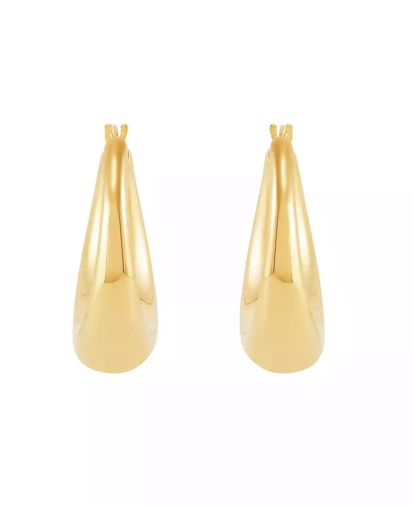 Macy's Electroform Hoop Earrings in 18k Yellow Gold 2