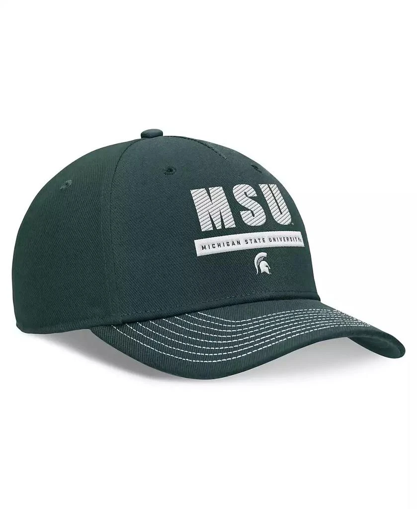 NIKE Men's and Women's Green Michigan State Spartans 2024 Sideline Adjustable Hat 3