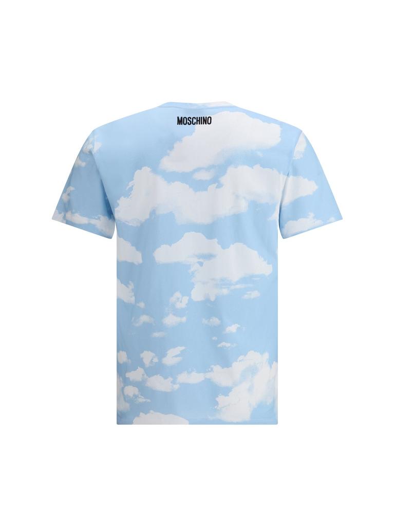 Moschino Moschino Cloud Printed Crewneck T-Shirt - Gilets