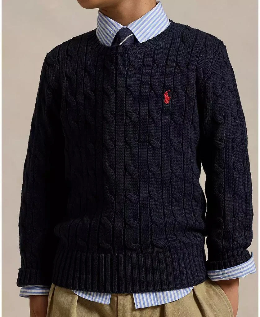 Ralph Lauren Boys 2-7 Cable-Knit Cotton Sweater 13