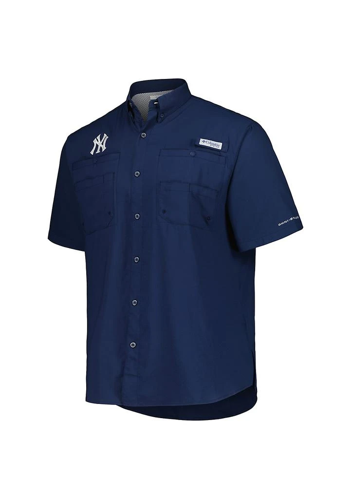 Columbia MLB New York Yankees Tamiami Omni-Shade Button-Down Shirt 2