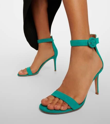 Gianvito Rossi Portofino 85 suede sandals 4