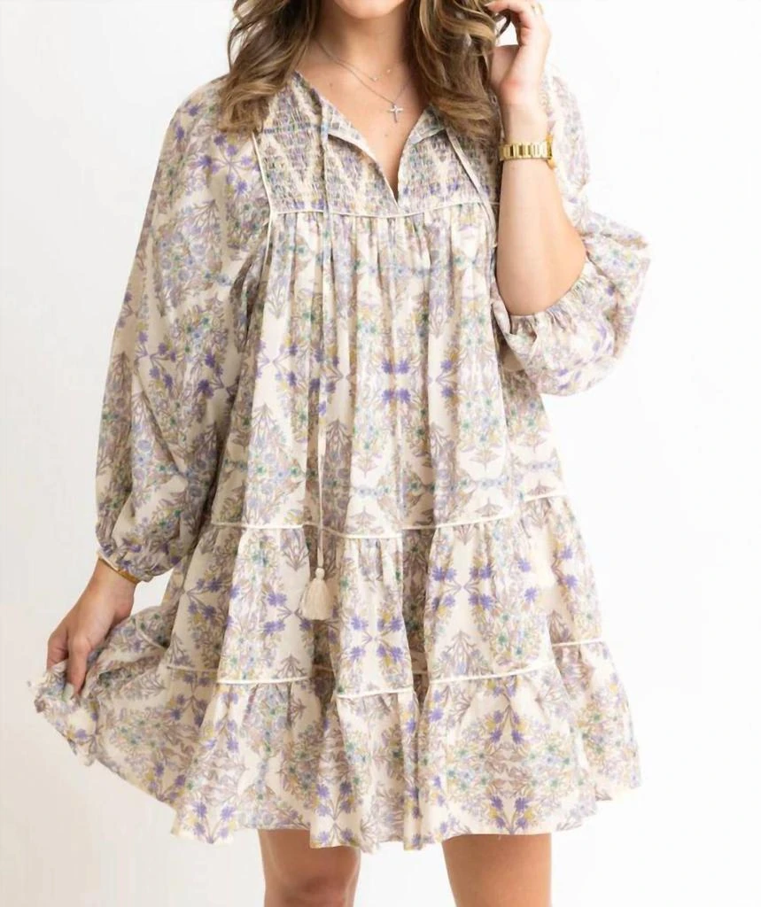 Karlie Karlie - BOHO FLORAL TIER DRESS 1