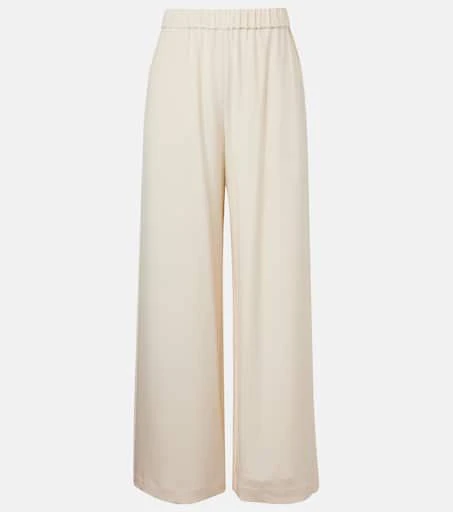 Max Mara Bonn silk-blend wide-leg pants 1