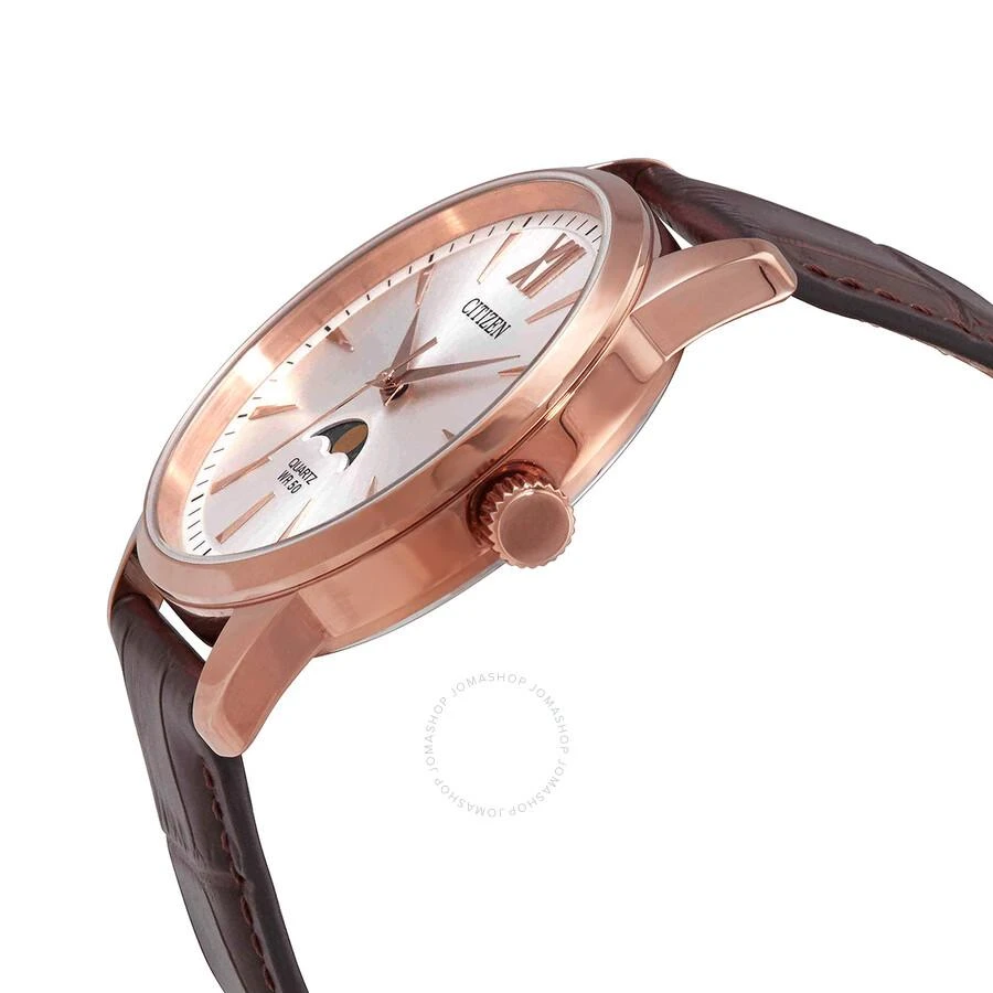 Citizen Quartz Moon Phase Silver Dial Men's Watch AK5003-05A 2