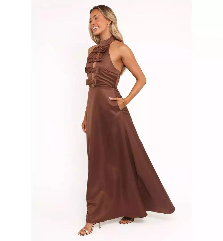petal and pup brown dress Ashy Midi Dress main image 0