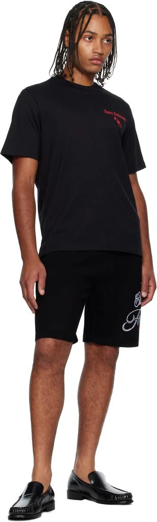 AMIRI Black 
Club Amiri
 Crochet Shorts 4