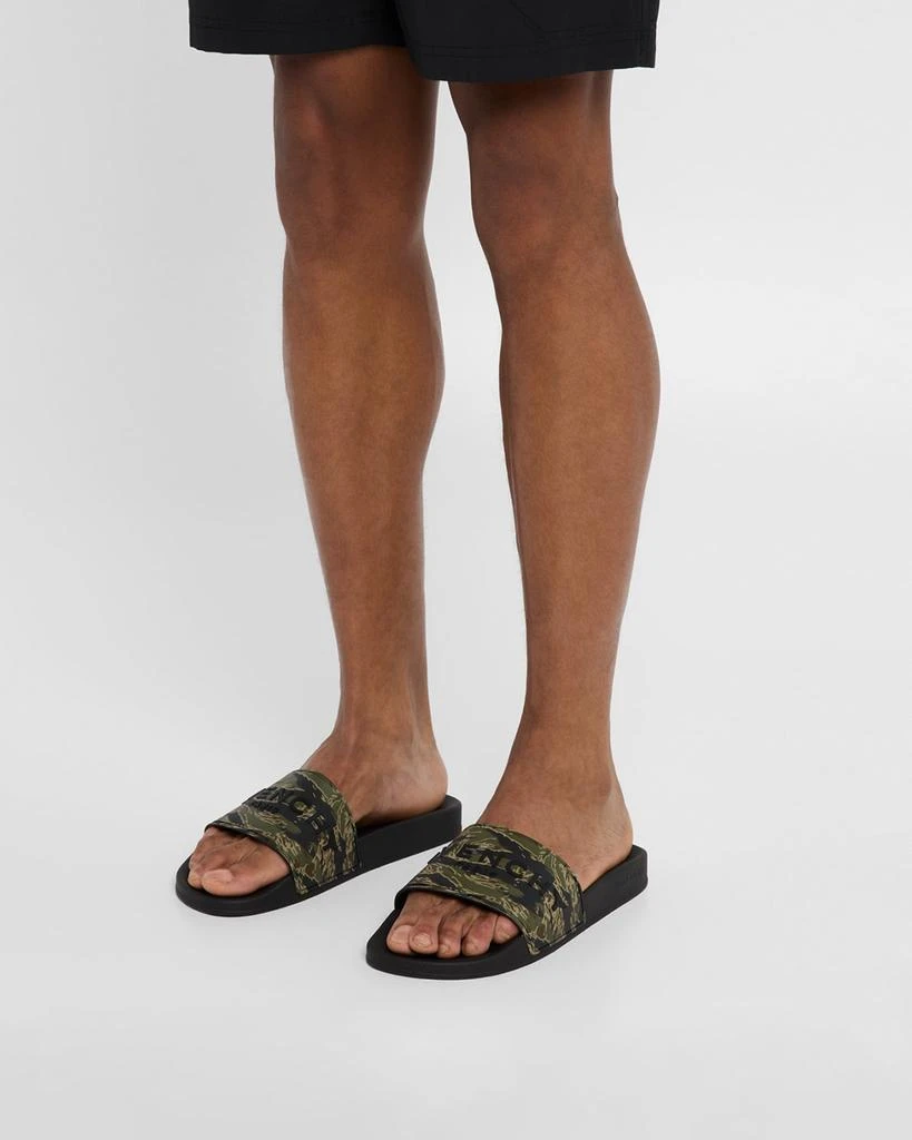 Givenchy Men's Camouflage Logo Slide Sandals 2