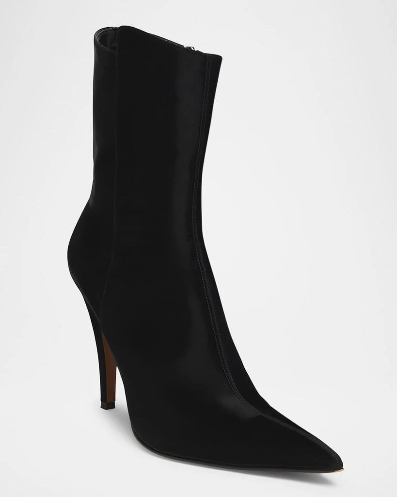 Alexander McQueen Birdee Jersey Coated Stiletto Booties 2