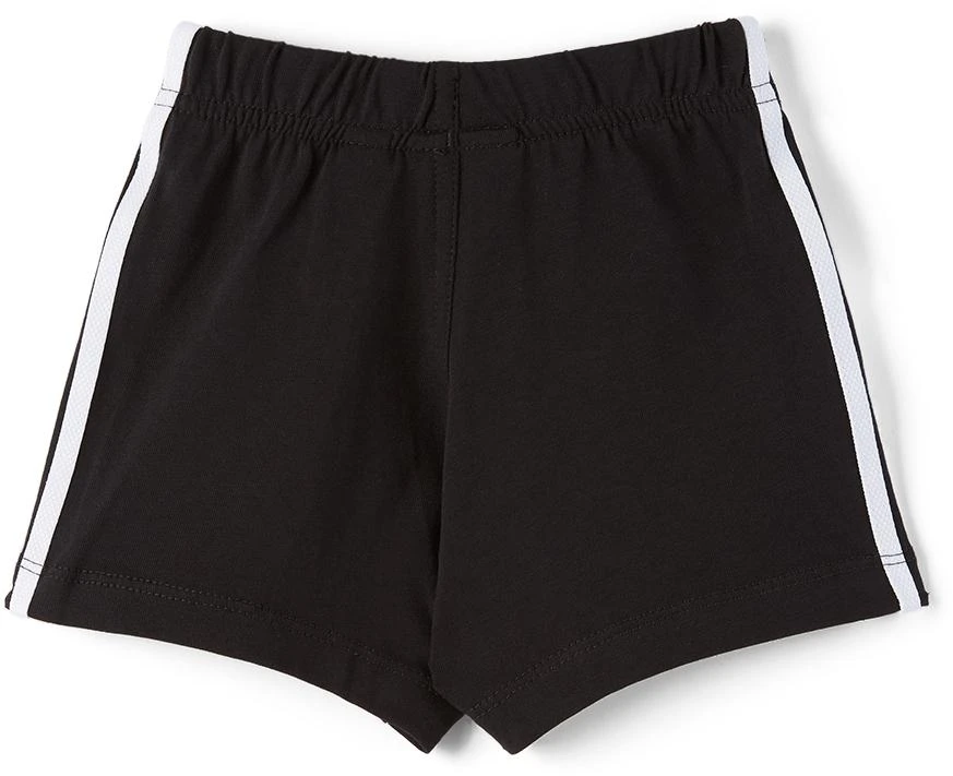 Adidas Baby White & Black Trefoil T-Shirt & Shorts Set 5