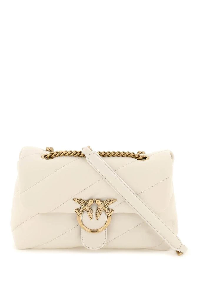 PINKO love classic puff maxi quilt bag 1
