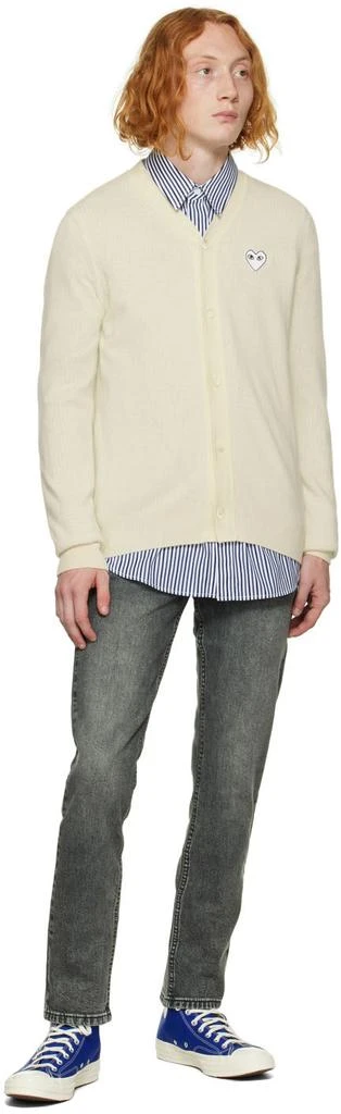 Comme des Garcons Blue Converse Edition Half Heart Chuck 70 Sneakers 5