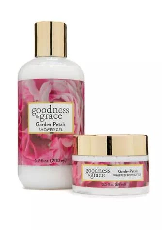goodness & grace Grace Garden Petals Whipped Body Butter Shower Gel Set 1