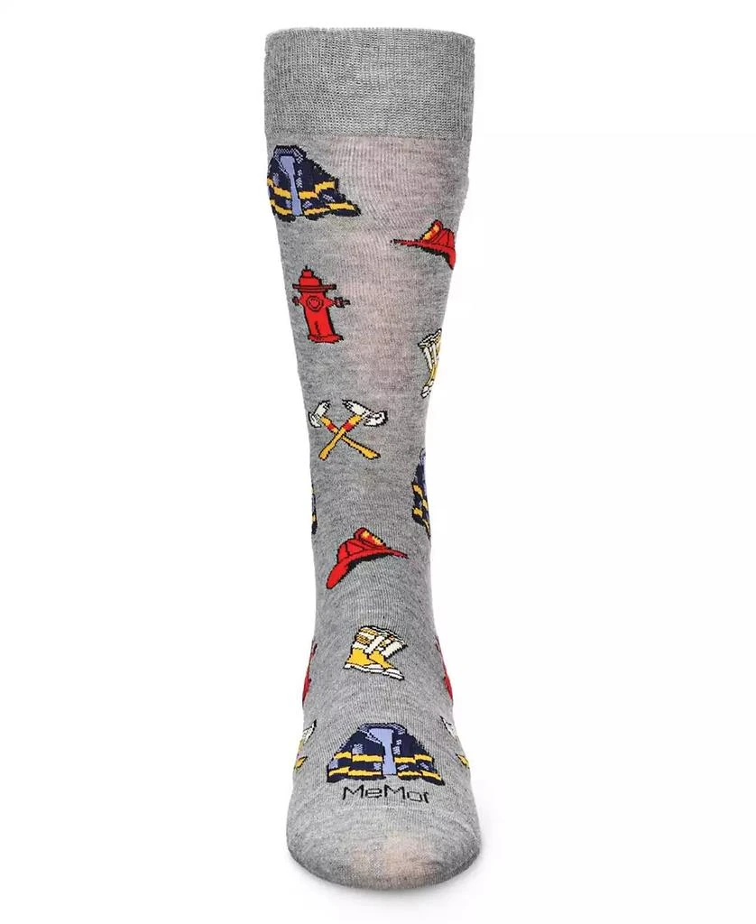 Memoi Men's Occupation Novelty Crew Socks 2
