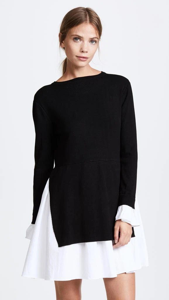 English Factory Knit Combo Dress 1