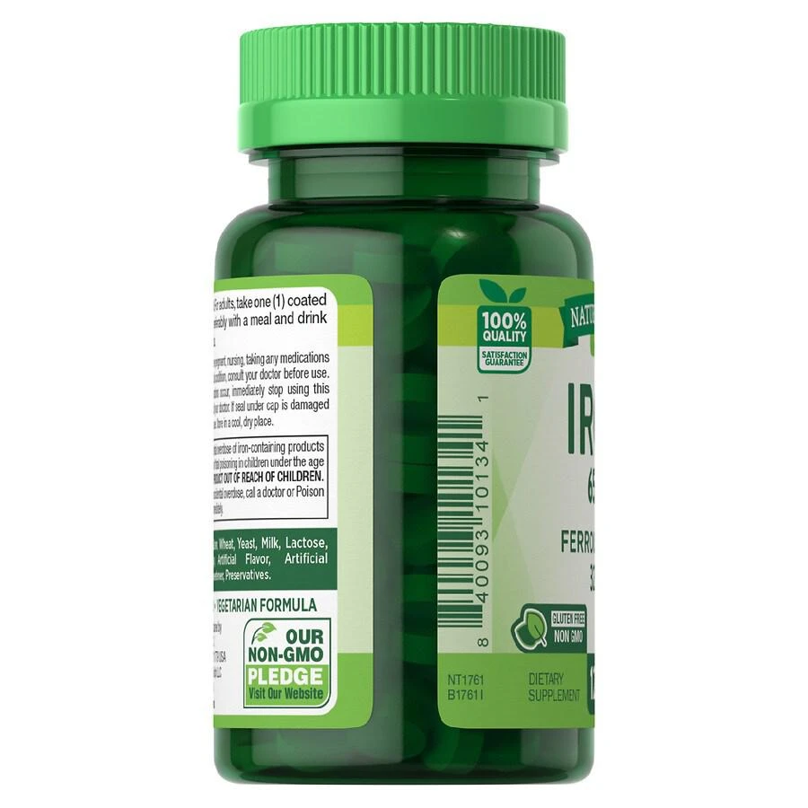 Nature's Truth Iron Ferrous Sulfate Tablets 4