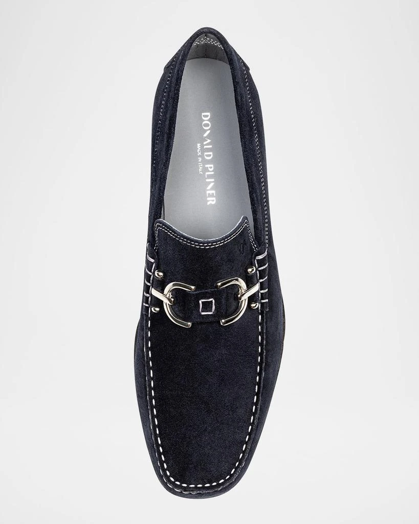 Donald Pliner Men's Dacio Suede Bit Loafers 5