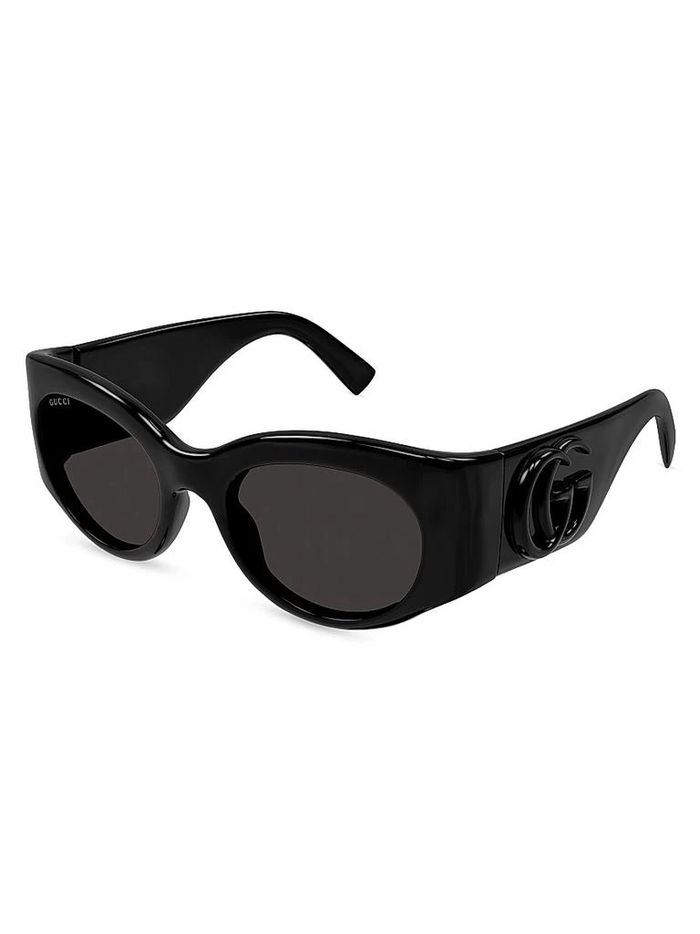 Gucci Marmont Monocolor 53MM Round Sunglasses 1