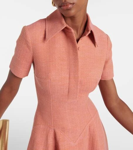 Emilia Wickstead Jody cotton and linen midi dress 4