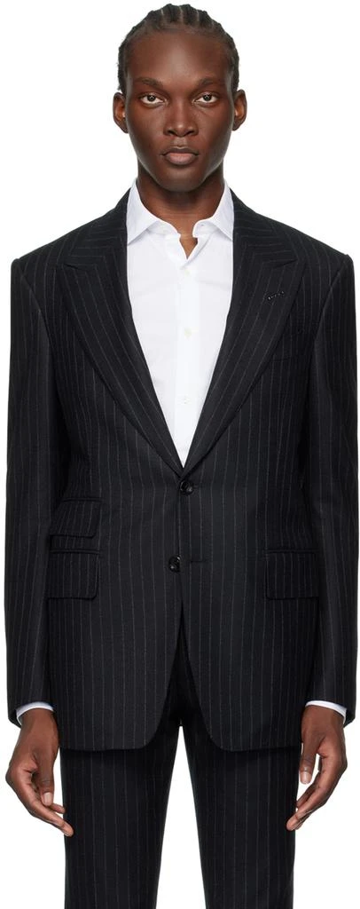 Tom Ford Black Shelton Blazer 1