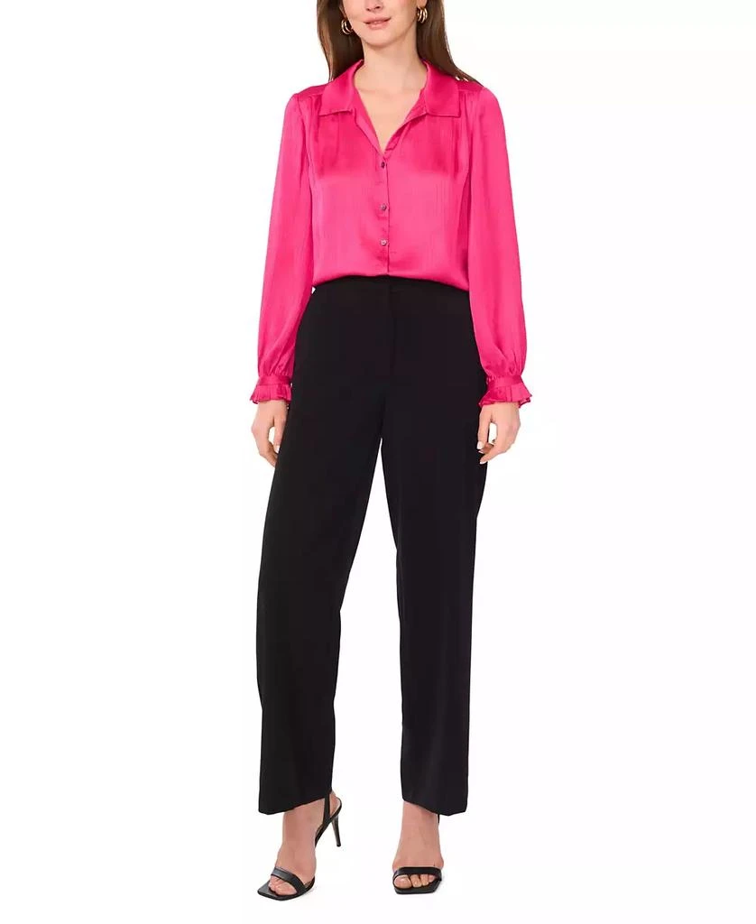 Vince Camuto Women
s V-Neck Long-Sleeve Shirt 2