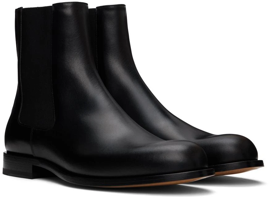 The Row Black Novus Chelsea Boots 4