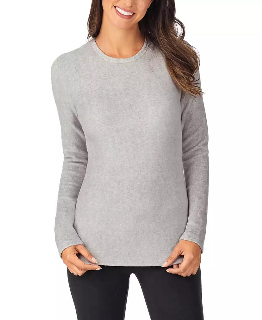 Cuddl Duds Fleecewear Stretch Crewneck Top