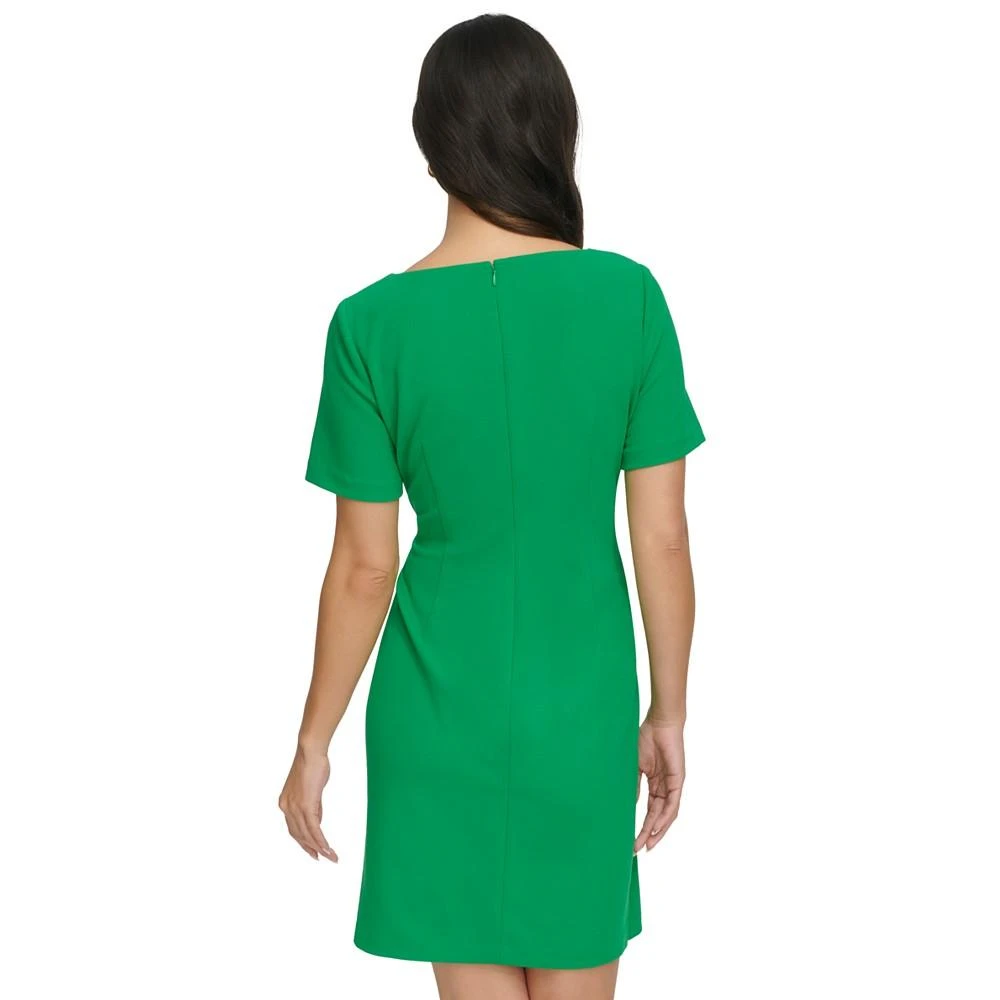 DKNY Petite Gathered-Sleeve Sheath Dress 2
