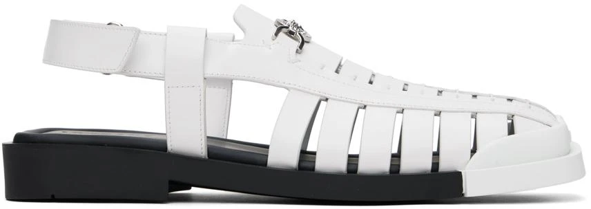 Versace White Medusa '95 Sandals 1