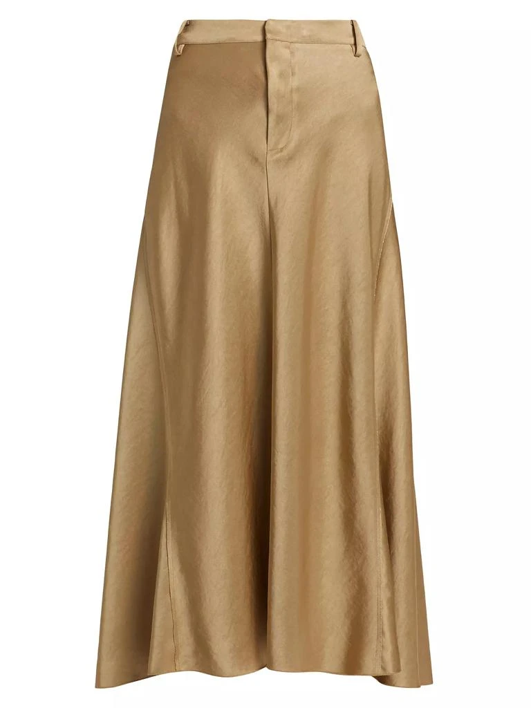 Vince Satin Trouser A-Line Skirt 1