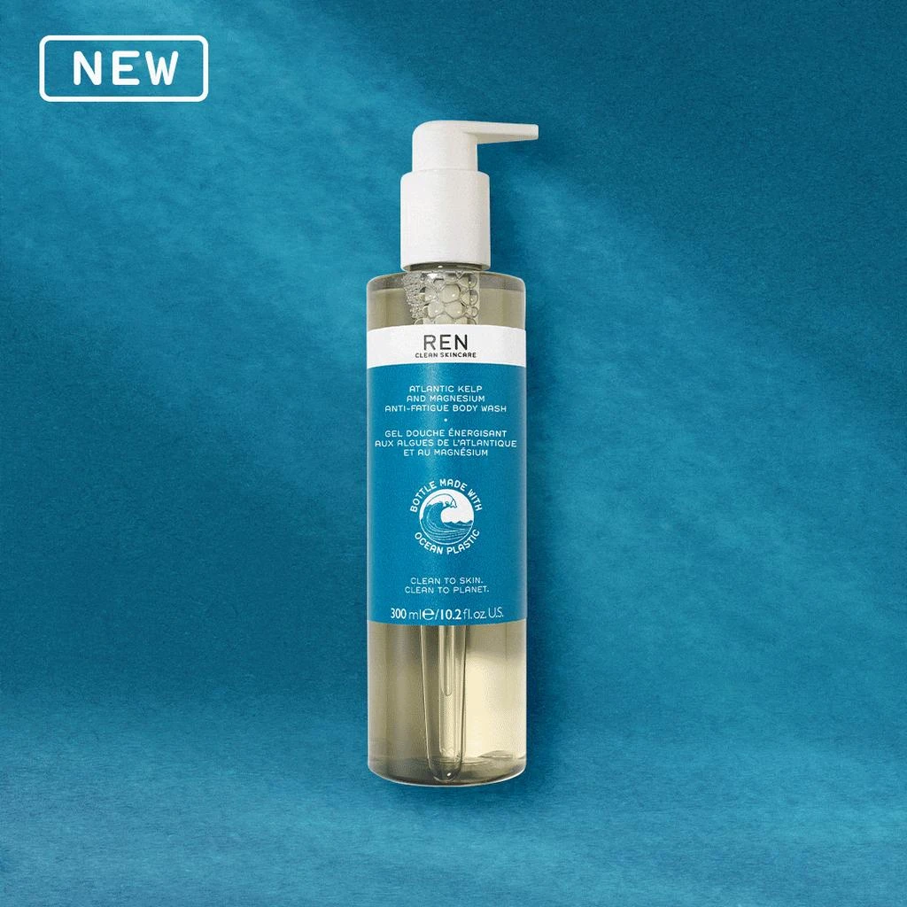 REN Clean Skincare Atlantic Kelp & Magnesium Ocean Plastic Body Wash 4