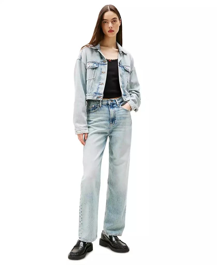 Tommy Jeans Women's Layla High-Rise Slim Straight Jeans 1