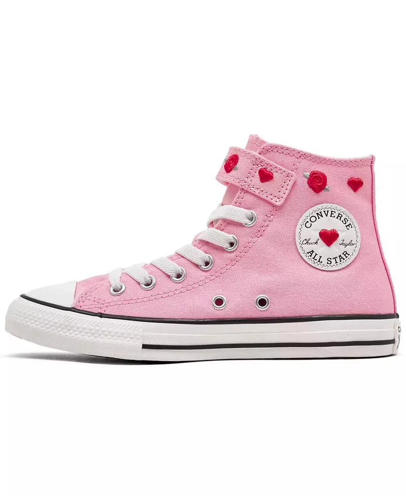 Converse Little Girls' Chuck Taylor All Star Valentine's Day High Top Casual Sneakers from Finish Line 5