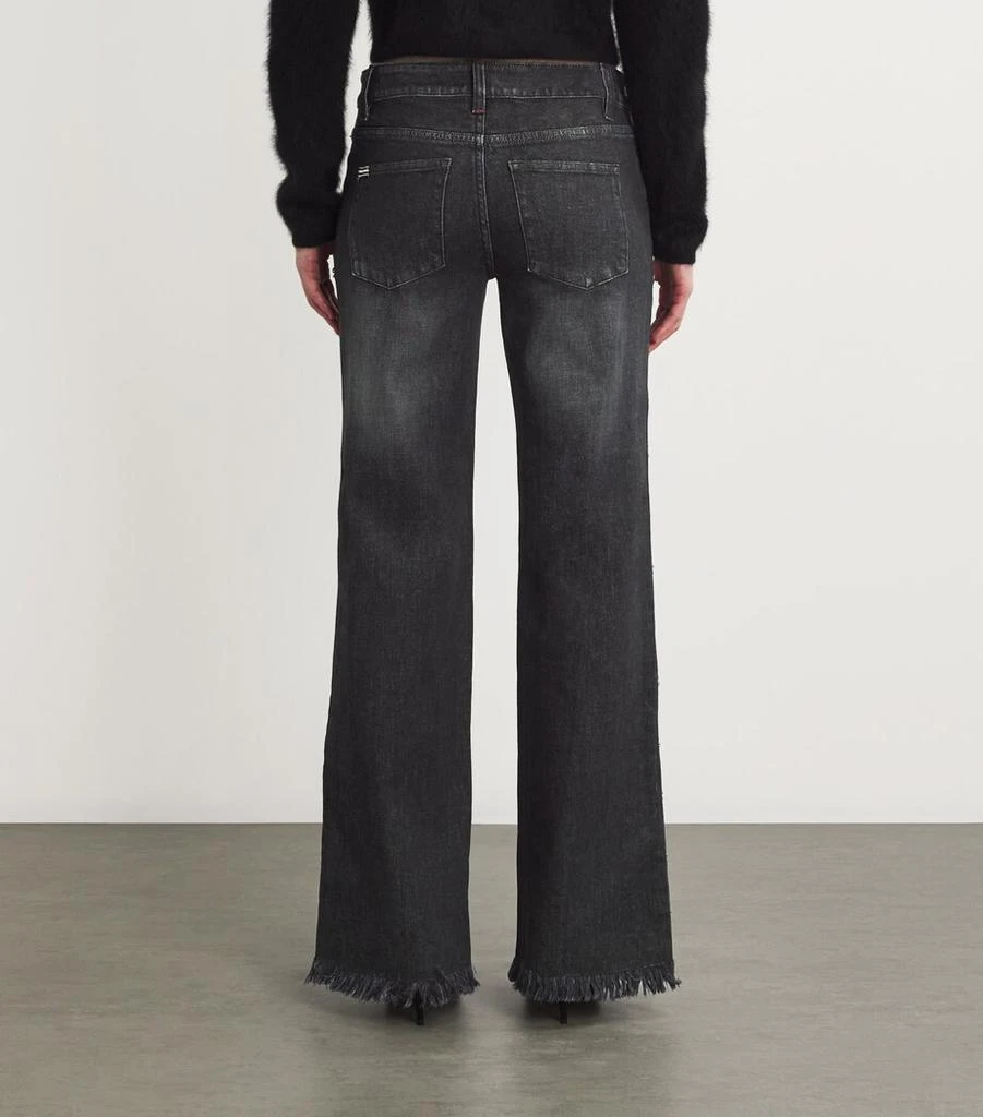 Alice + Olivia Embellished Roxie Straight Jeans 4