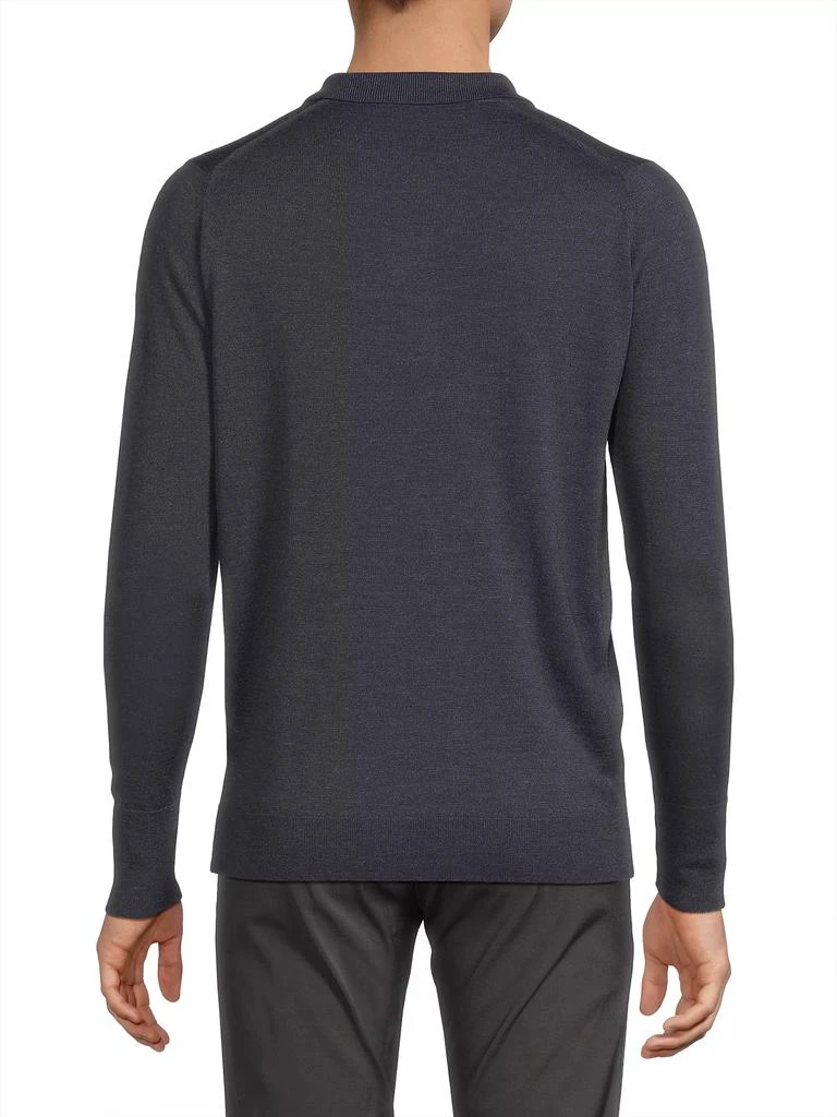 John Smedley Cotswold Merino Wool Polo Shirt 5