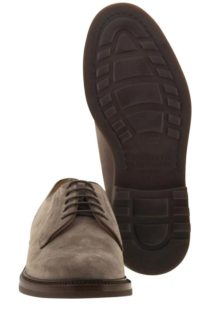 Brunello Cucinelli Brunello Cucinelli Round-Toe Lace-Up Derby Shoes 5