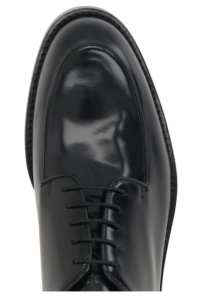 Prada Prada Almond Toe Derby Shoes 3
