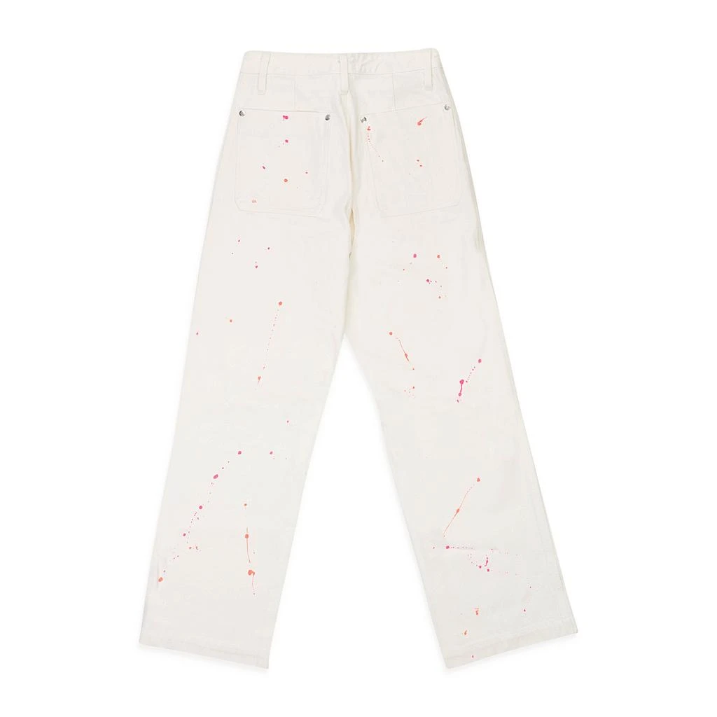 Tanaka TANAKA WORK WHITE STRAIGHT JEANS 2