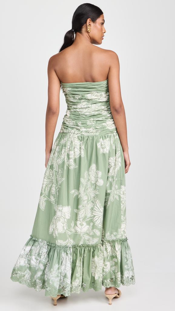 Hemant and Nandita Strapless Long Dress